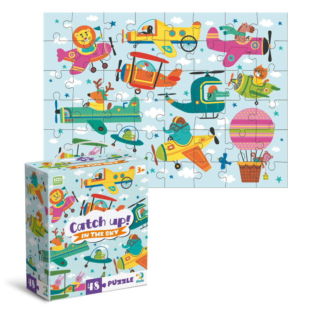 PUZZLE - AVENTURI IN ZBOR (48 PIESE) - DODO (DO300617)