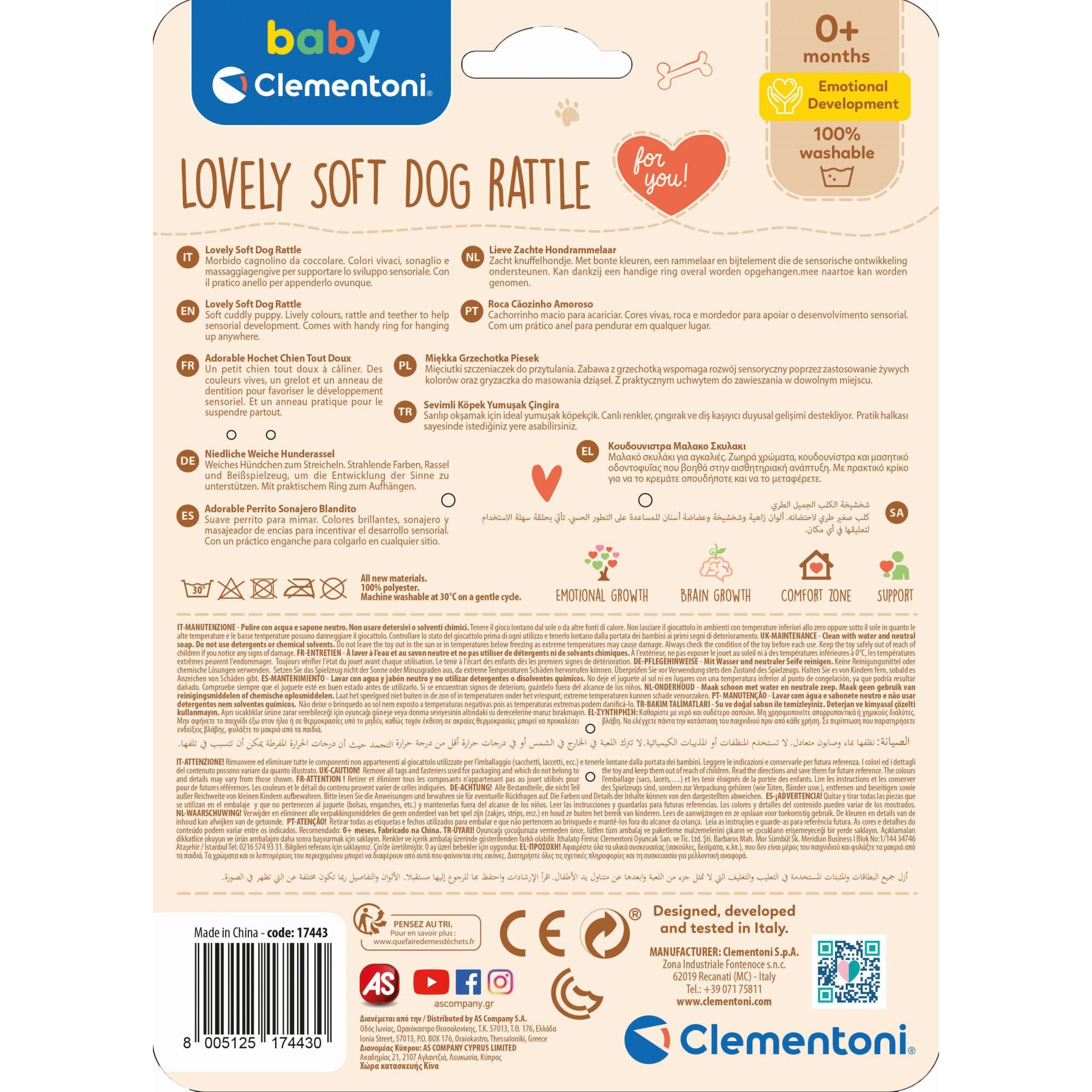 BABY CLEMENTONI - ZORNAITOARE SOFT CATEL - CLEMENTONI (CL17443)