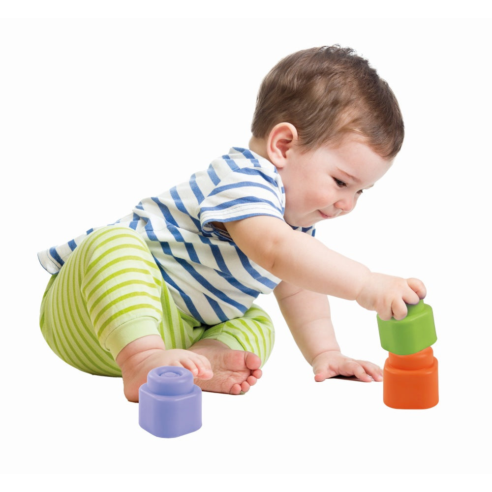 JUCARIE EDUCATIONALA SOFT CLEMMY CATEL ALBASTRU CU CUBURI MOI - CLEMENTONI (CL17488)