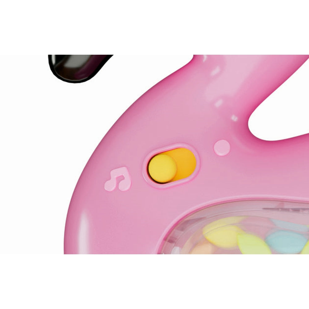 ZORNAITOARE INTERACTIVA FLAMINGO CU MELODII CE CONTRIBUIE LA DEZVOLTAREA MULTISENZORIALA - CLEMENTONI (CL17492)