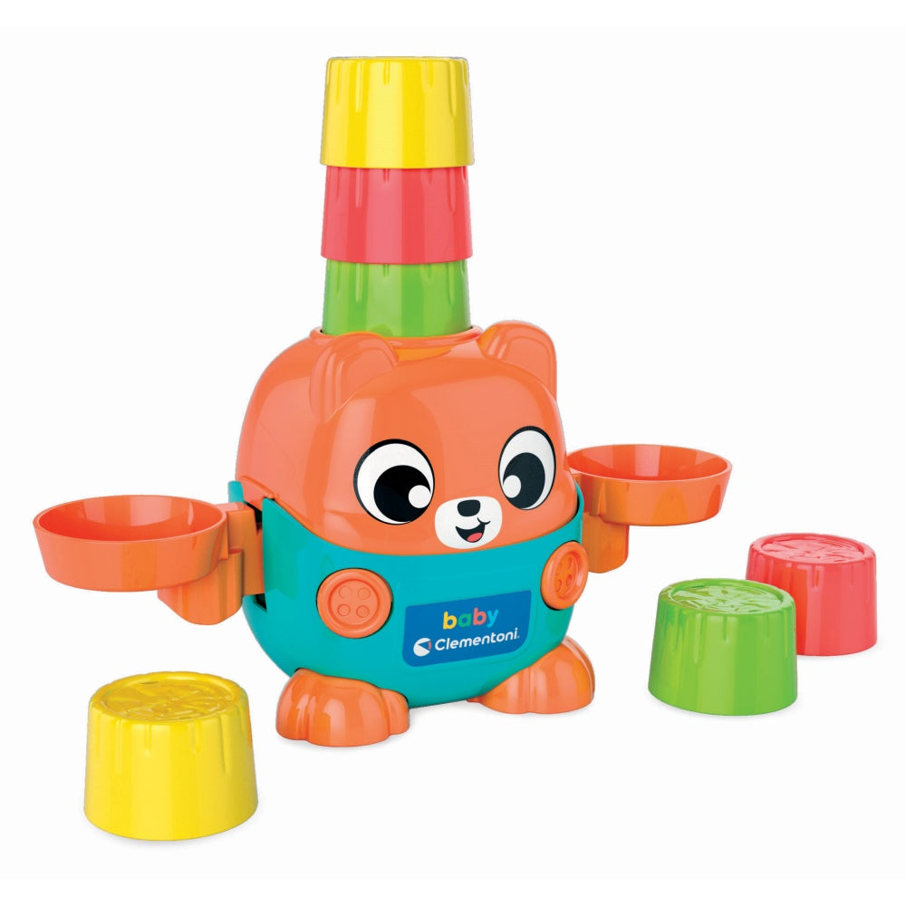 MONTESSORI URSULET DE ECHILIBRU PENTRU DEZVOLTAREA SENZORIALA COGNITIVA SI PSIHOMOTORIE - CLEMENTONI (CL17493)