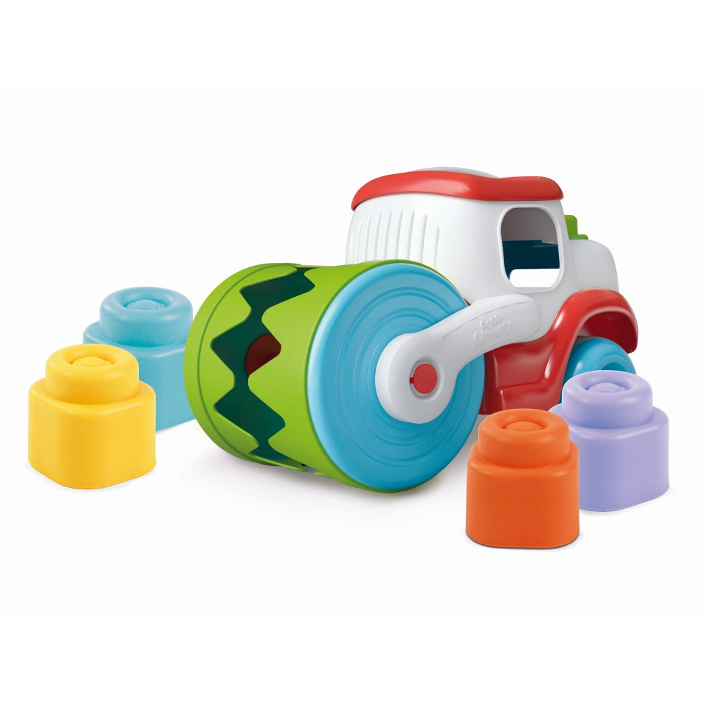 JUCARIE EDUCATIONALA SOFT CLEMMY COMPACTOR DE CUBURI PENTRU DEZVOLTAREA SENZORIALA SI MOTORIE A COPIILOR - CLEMENTONI (CL17495)