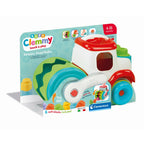 JUCARIE EDUCATIONALA SOFT CLEMMY COMPACTOR DE CUBURI PENTRU DEZVOLTAREA SENZORIALA SI MOTORIE A COPIILOR - CLEMENTONI (CL17495)