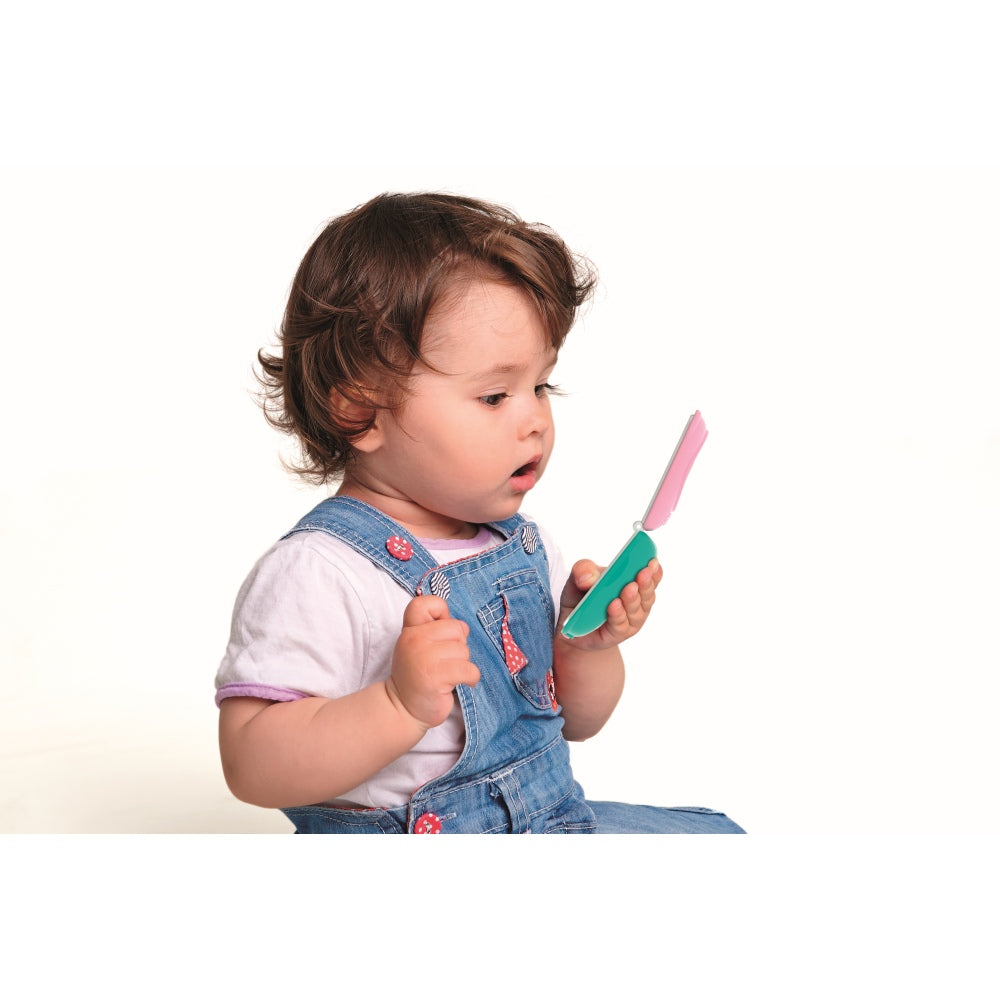 TELEFON FLIP MINNIE MOUSE CARE DEZVOLTA ABILITATILE MOTORII FINE SI SIMTUL TACTIL - CLEMENTONI (CL17515)