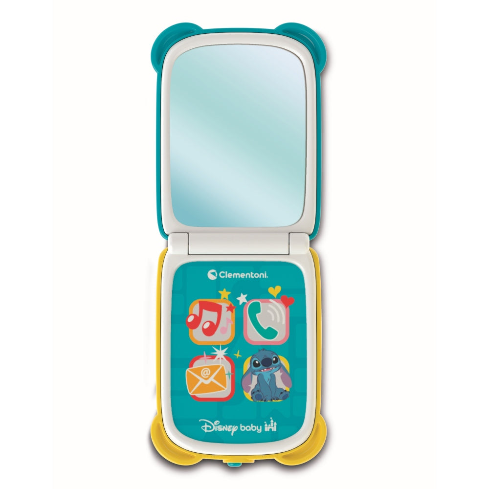 TELEFON FLIP STITCH CARE DEZVOLTA ABILITATILE MOTORII FINE SI SIMTUL TACTIL - CLEMENTONI (CL17519)