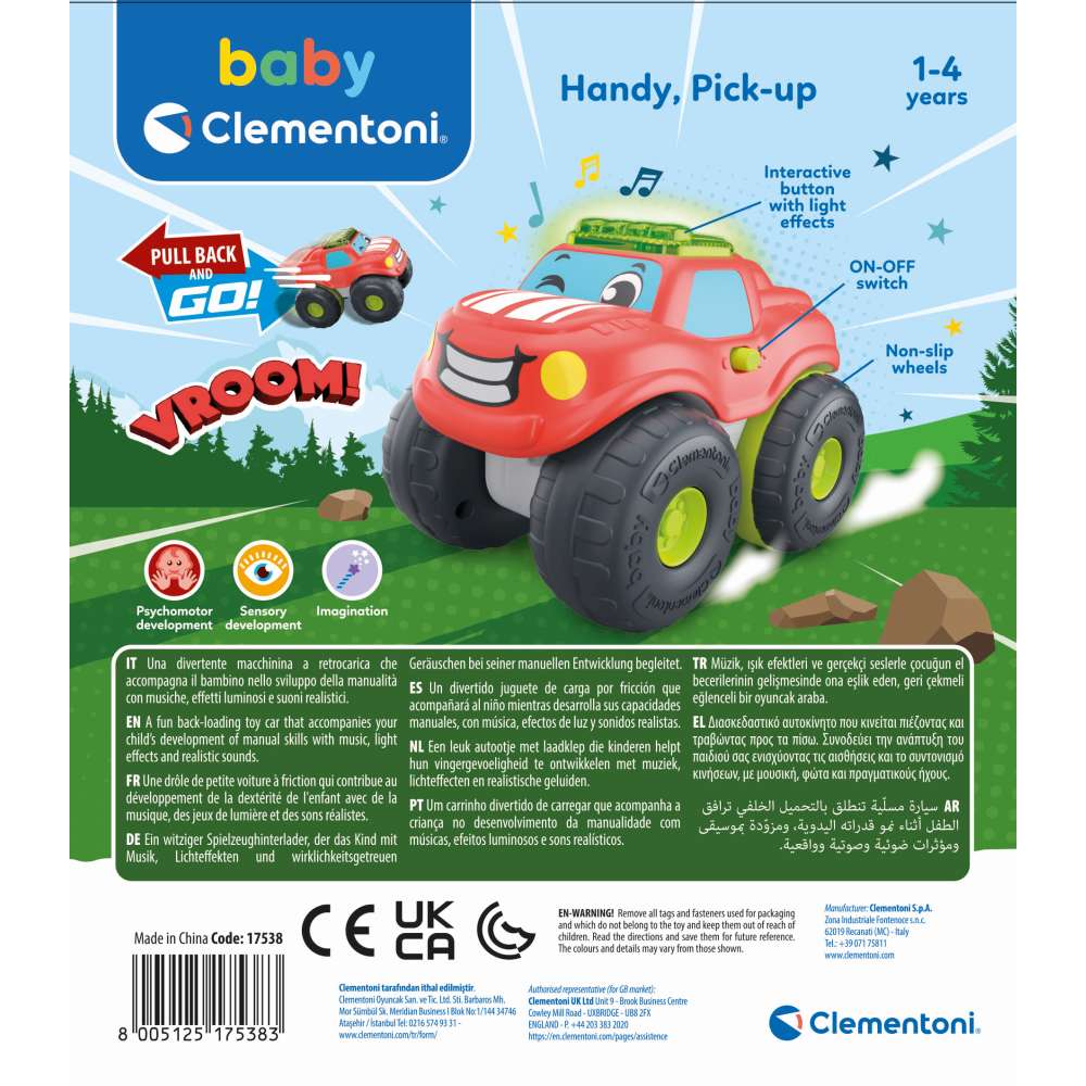 HANDY MASINUTA INTERACTIVA OFF ROAD - CLEMENTONI (CL17538)