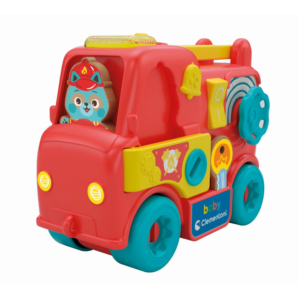 MONTESSORI CAMION DE POMPIERI CU DIVERSE ACTIVITATI - CLEMENTONI (CL17551)