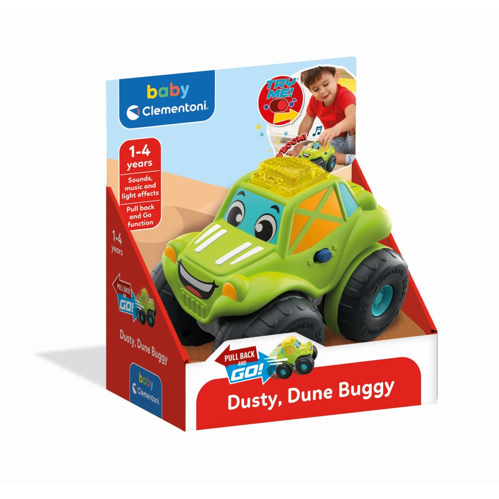 Dusty masinuta interactiva off road pentru teren nisipos