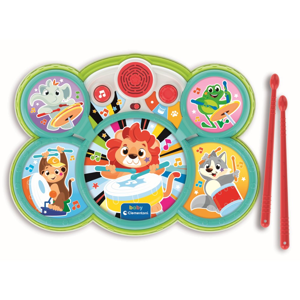TOBA MUZICALA CU ANIMALUTE SI BUTOANE INTERACTIVE - CLEMENTONI (CL17598)
