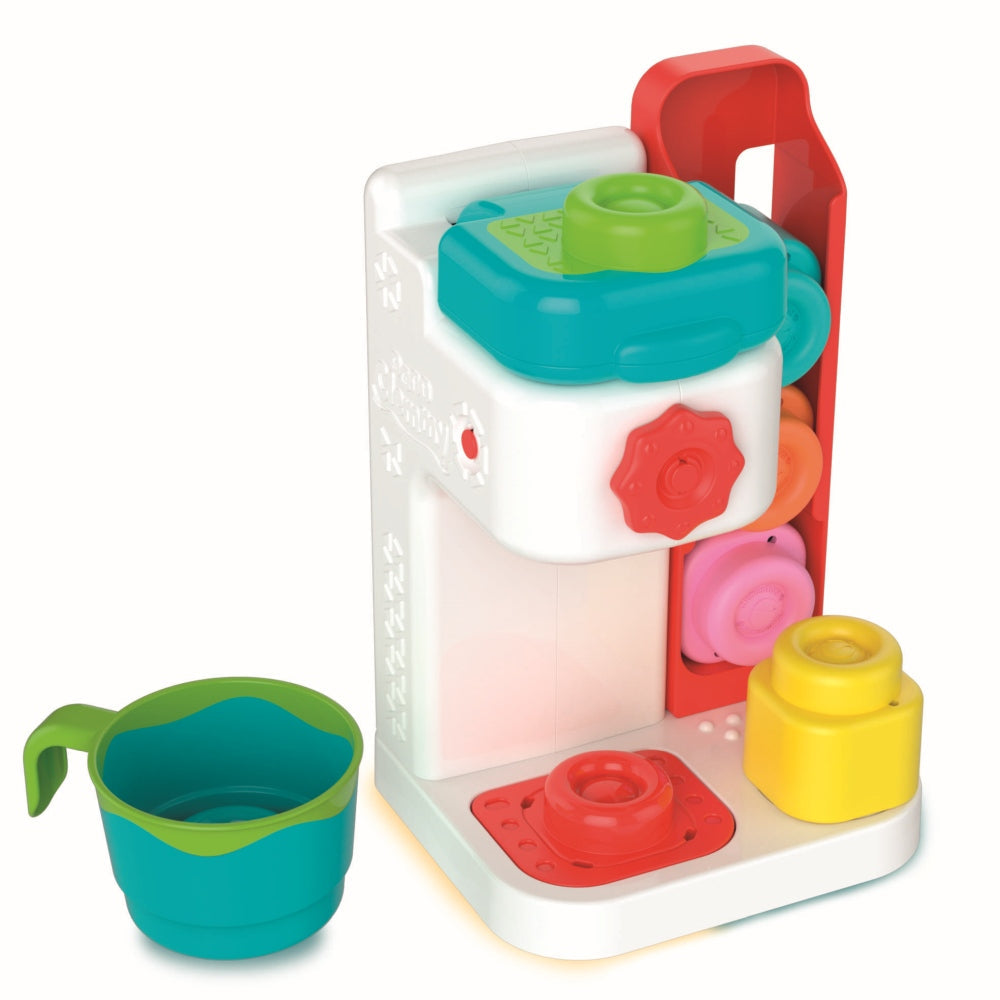 JUCARIE EDUCATIONALA SOFT CLEMMY APARAT DE CAFEA PENTRU DEZVOLTAREA SENZORIALA SI MOTORIE A COPIILOR - CLEMENTONI (CL17616)