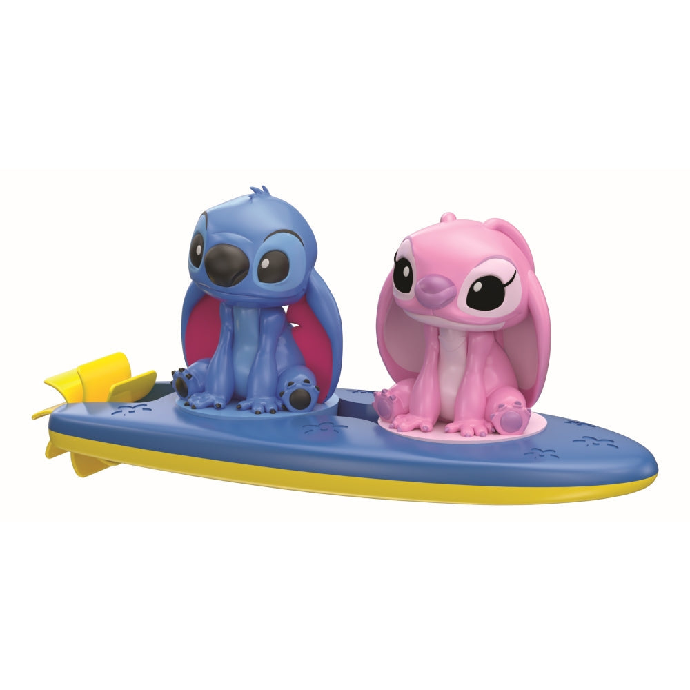 PLACA DE SURF PLUTITOARE CU FIGURINE STITCH SI ANGEL - CLEMENTONI (CL17627)