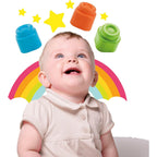 JUCARIE EDUCATIONALA SOFT CLEMMY COS PISICUTA CU CUBURI DE CONSTRUCTIE MOI SI LAVABILE - CLEMENTONI (CL17768)