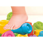 JUCARIE EDUCATIONALA SOFT CLEMMY COS PISICUTA CU CUBURI DE CONSTRUCTIE MOI SI LAVABILE - CLEMENTONI (CL17768)