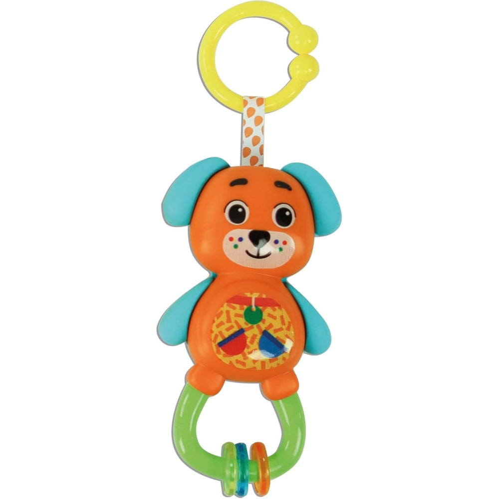 SET CADOU BEBELUSI PENTRU DEZVOLTAREA MULTISENZORIALA CE INCLUDE ZORNAITOARE CATEL CHEI PENTRU DENTITIE SI PATURICA DE CONFORT - CLEMENTONI (CL17804)