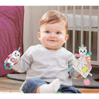 SET CADOU BEBELUSI PENTRU DEZVOLTAREA MULTISENZORIALA CE INCLUDE ZORNAITOARE PISICUTA CHEI PENTRU DENTITIE SI PATURICA DE CONFORT - CLEMENTONI (CL17805)