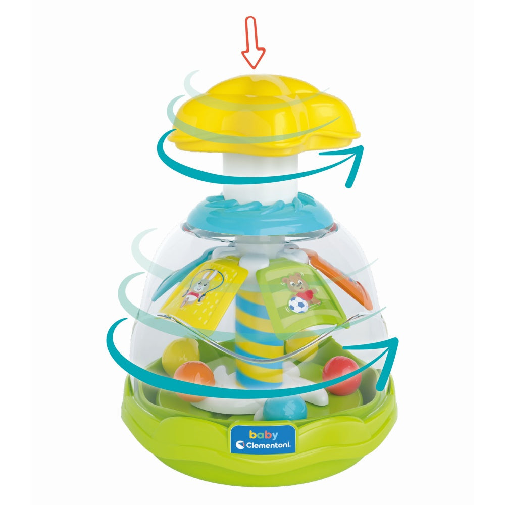 JUCARIE ROTATIVA CU BILUTE PENTRU DEZVOLTAREA SIMTURILOR SI ABILITATILOR MOTORII - CLEMENTONI (CL17895)