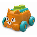 SOFT CLEMMY PUPPY WITH DIFFERENT COLORED CUBES - CLEMENTONI (CL17904)