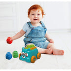 SOFT CLEMMY PUPPY WITH DIFFERENT COLORED CUBES - CLEMENTONI (CL17904)