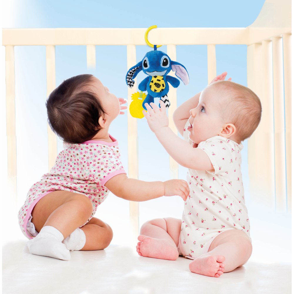 JUCARIE SENZORIALA PLUS DISNEY STITCH CU ZORNAITOARE PENTRU DEZVOLTAREA SIMTURILOR - CLEMENTONI (CL17919)