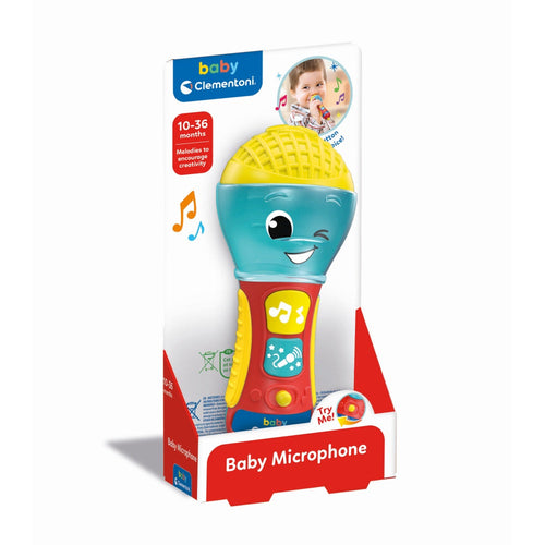 Jucarie interactiva microfon muzical pentru dezvoltarea multisenzoriala