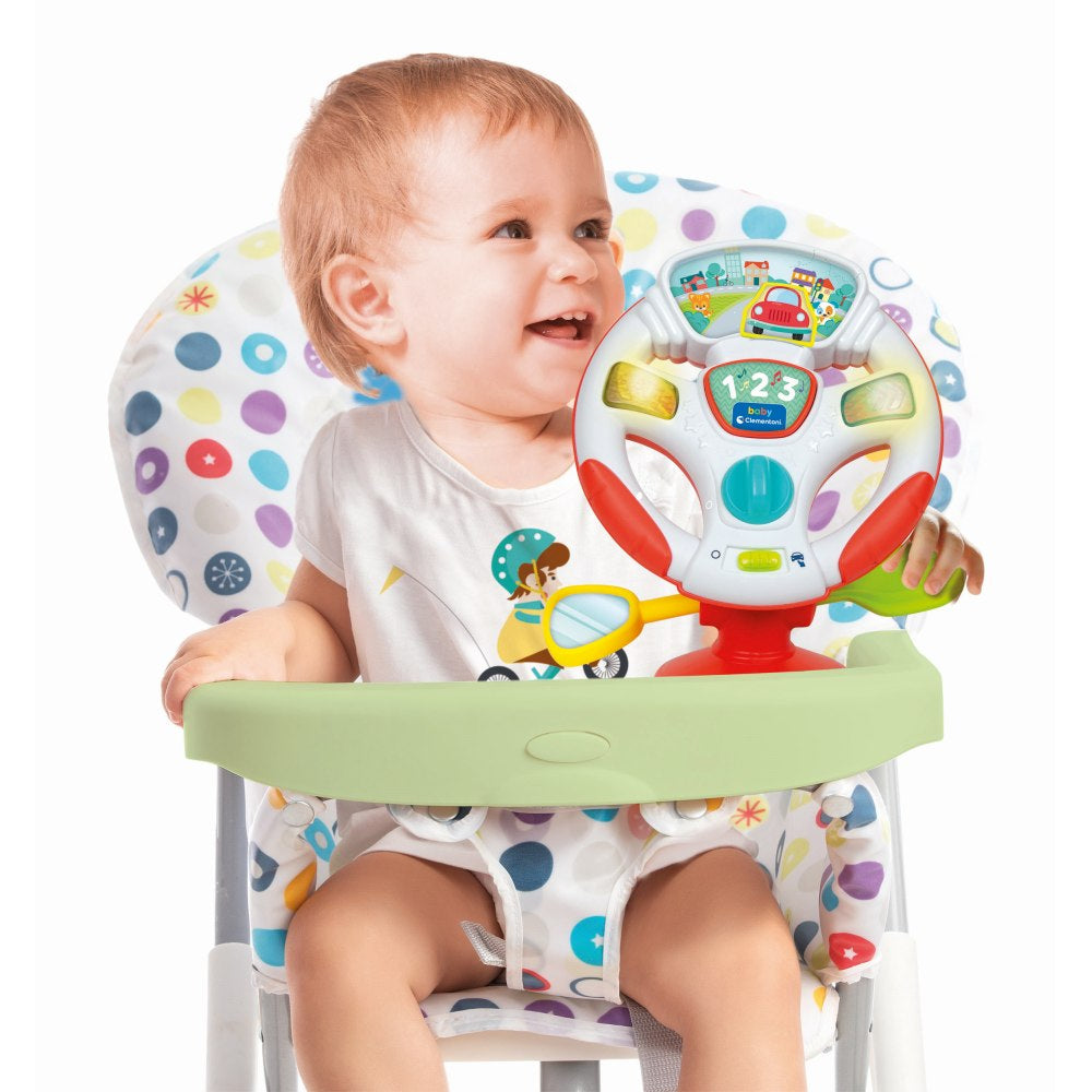 JUCARIE INTERACTIVA VOLAN MUZICAL PENTRU DEZVOLTAREA MULTISENZORIALA - CLEMENTONI (CL17929)