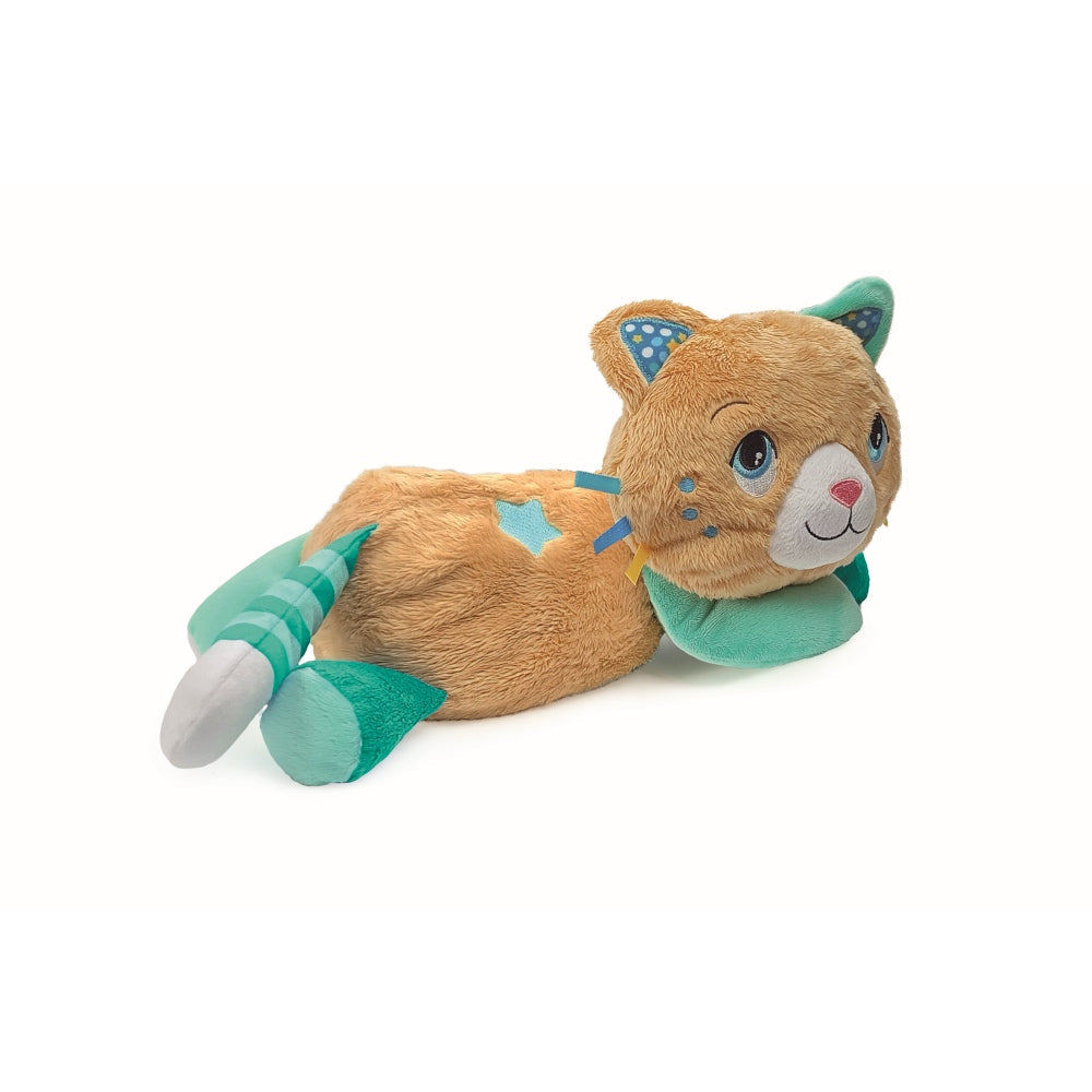 PISICUTA DE PLUS CU MELODII SI VIBRATII CE IMITA TORSUL PENTRU RELAXARE SI SOMN LINISTIT - CLEMENTONI (CL17969)