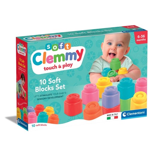 SOFT CLEMMY SET 10 CUBURI - CLEMENTONI (CL17988)