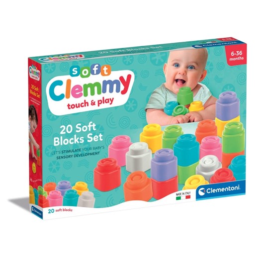 SOFT CLEMMY SET 20 CUBURI - CLEMENTONI (CL17989)