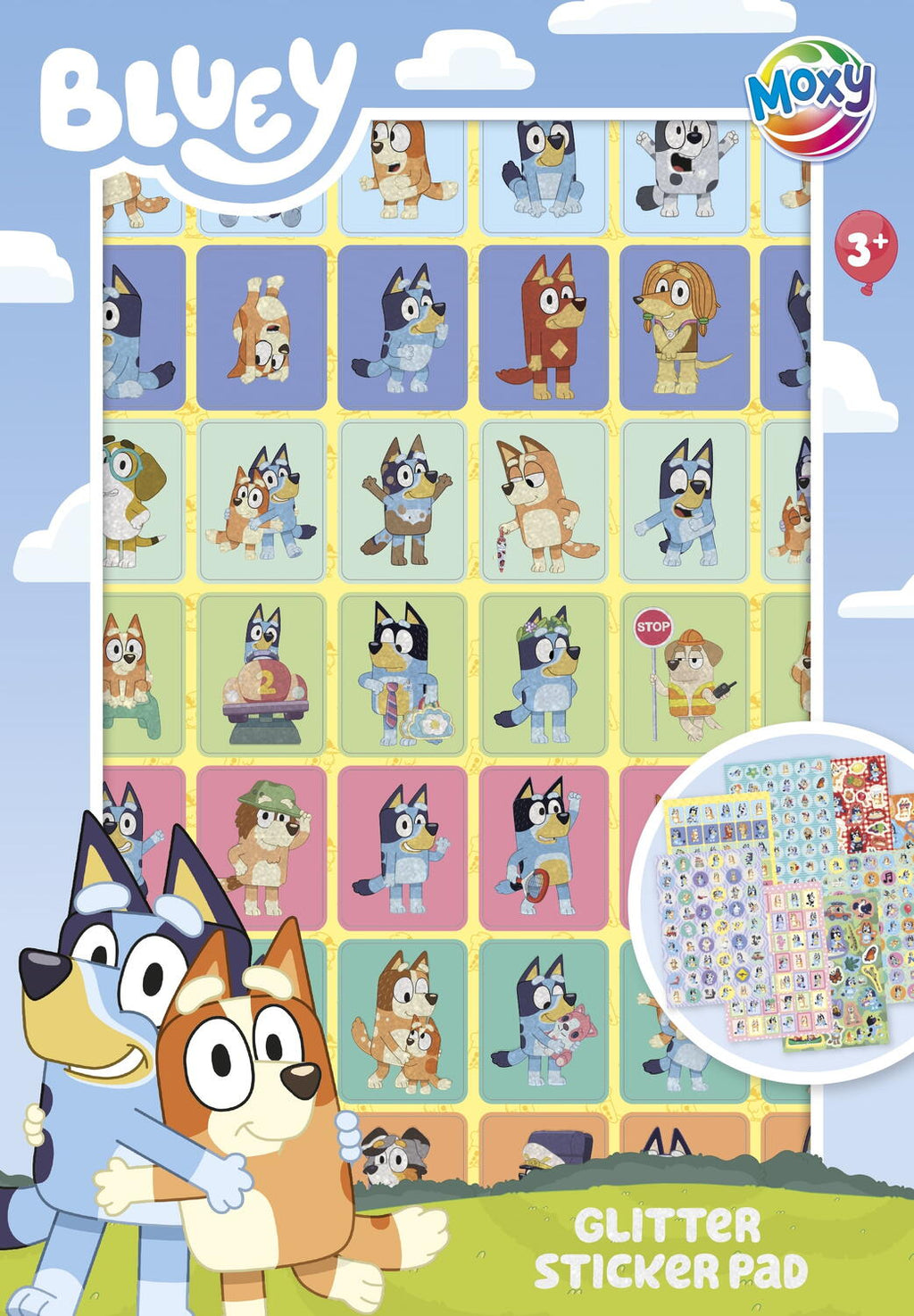 ABTIBILDURI CU SCLIPICI - BLUEY - MOXY (161003)