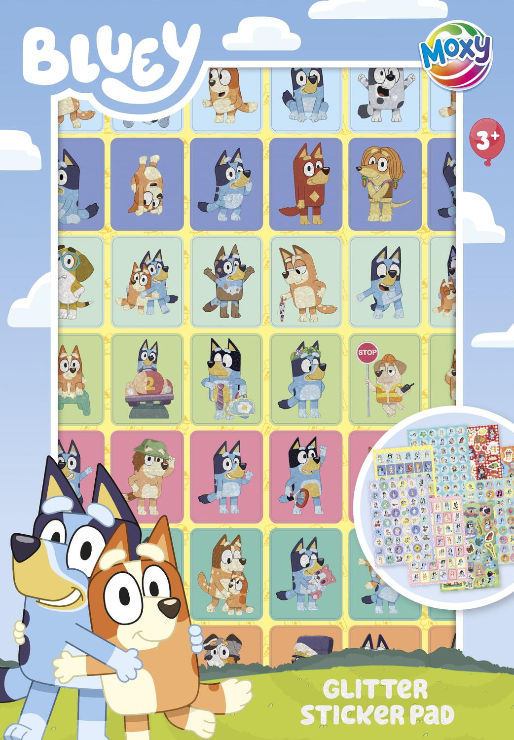 ABTIBILDURI CU SCLIPICI - BLUEY - MOXY (161003)