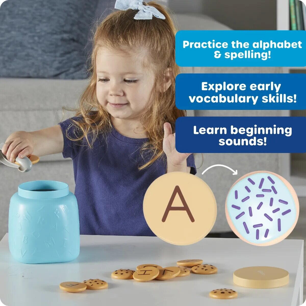 BORCANUL CU PRAJITURELE ABC - LEARNING RESOURCES (LER7360)