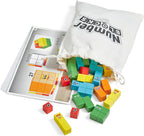 SET ACTIVITATI CU CUBURI DIN LEMN - NUMBERBLOCKS® - HAND2MIND (HM96932-UK)