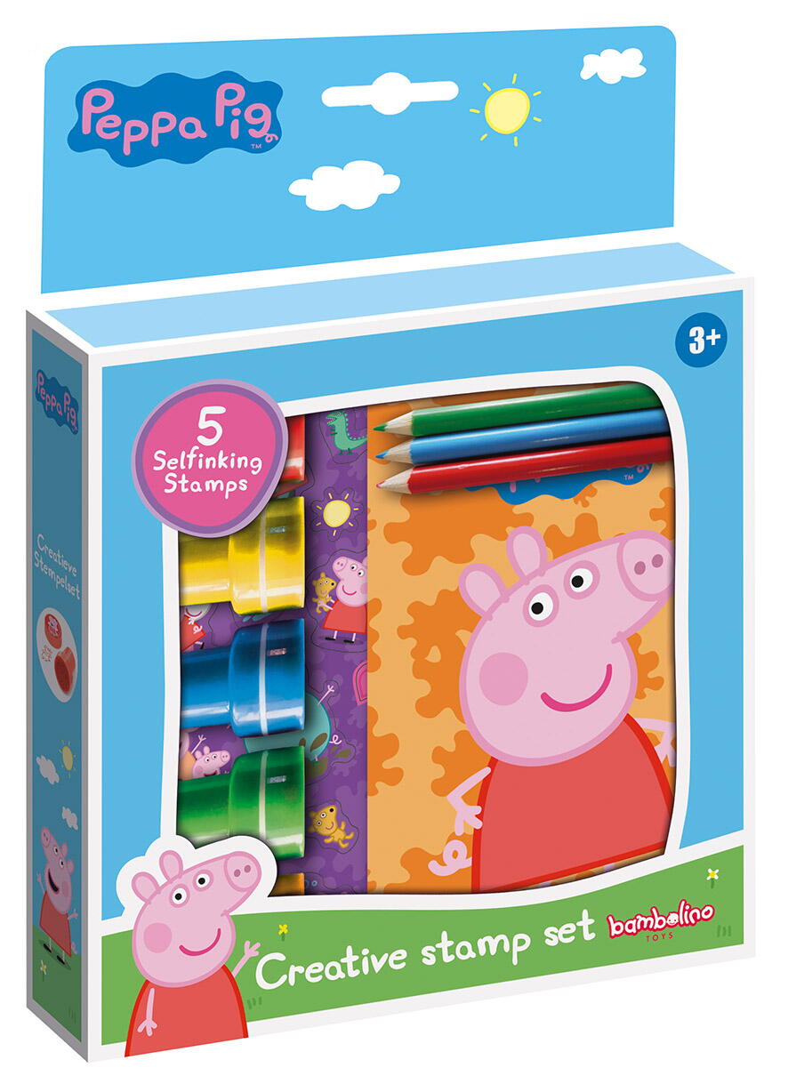 SET CREATIV CU STAMPILE - PEPPA PIG - BAMBELINO TOYS (BT360242)