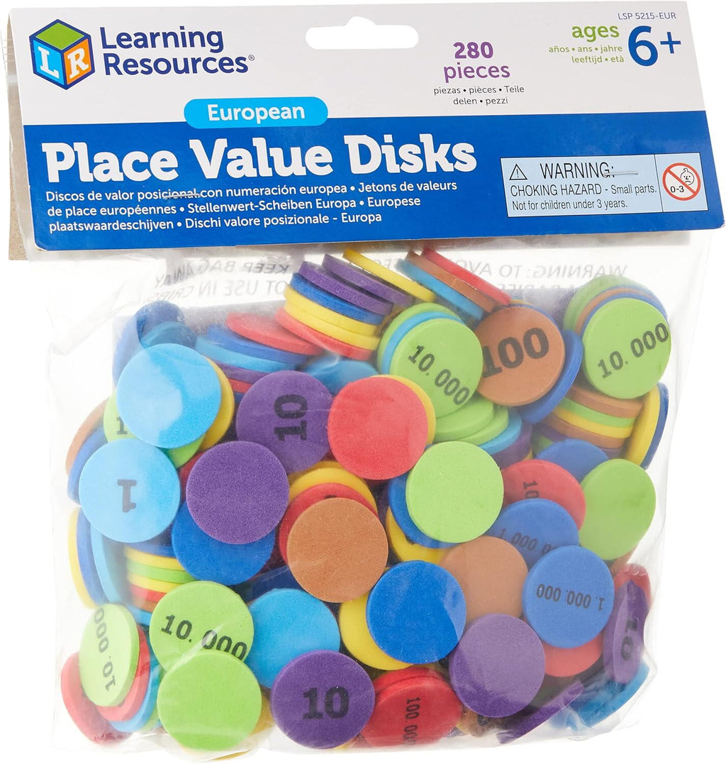JETOANE DIN SPUMA - SISTEM ZECIMAL POZITIONAL - LEARNING RESOURCES (LSP5215-EUR)