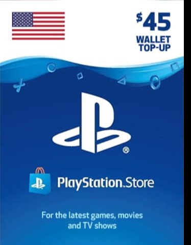 PLAYSTATION NETWORK GIFT CARD 45 USD (US) - PSN - MULTILANGUAGE - WORLDWIDE - Libelula Vesela - Gift Cards