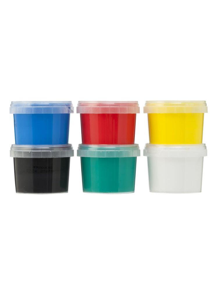 FINGER PAINTING PAINT (6 COLORS) - FEUCHTMANN (6330629)