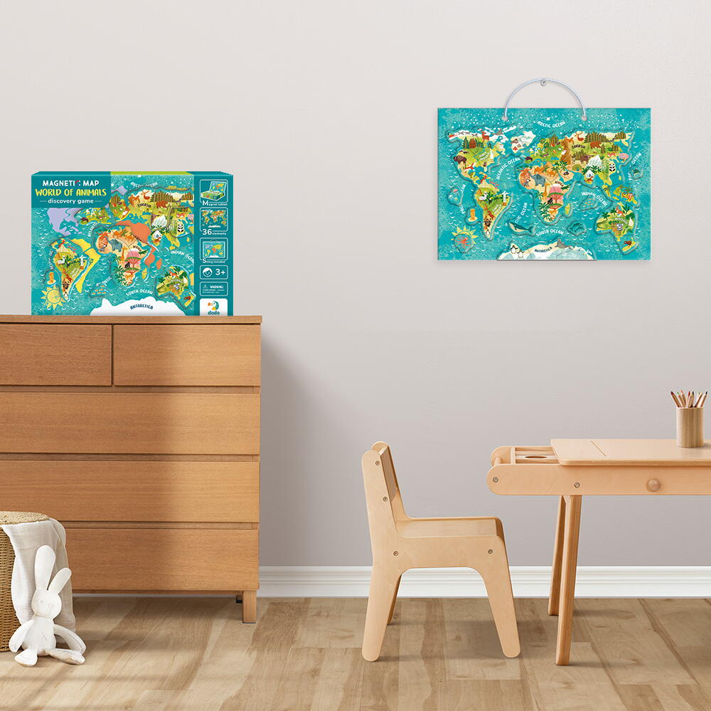 MAGNETIC PUZZLE - ANIMAL WORLD (36 PIECES) - DODO (DO200267)