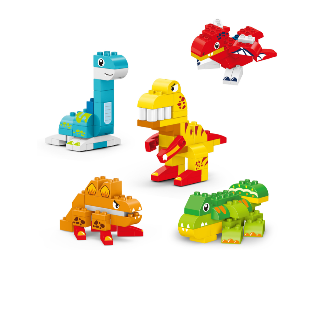 STEAM CONSTRUCTION GAME - DINOSAURS (135 PIECES) - OWL (188-A82)