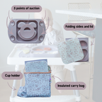 SET PREMIUM DIVERSIFICARE - FLEUR JARDIN (SAND/MAUVE) - TIDY TOT (WBFJRO)