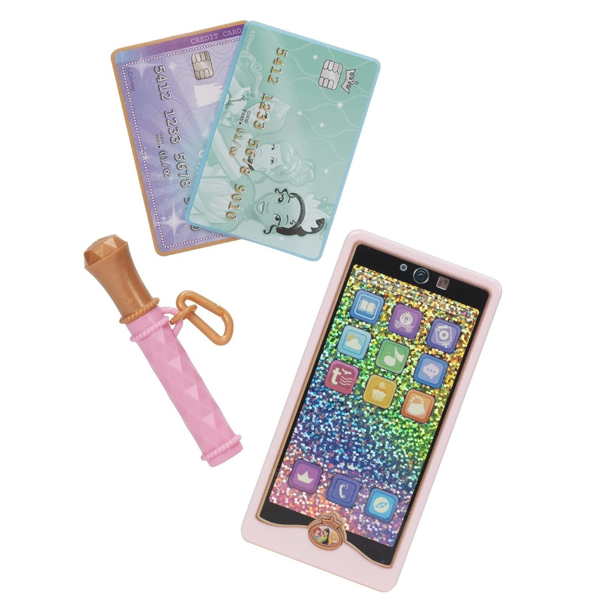 DISNEY PRINCESS - SET GENTUTA, TELEFON SI ACCESORII (221314)