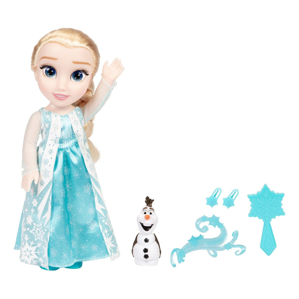 DISNEY FROZEN - PAPUSA ELSA CU FUNCTII, 38 CM (225306)