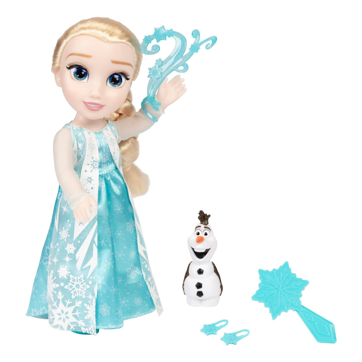 DISNEY FROZEN - PAPUSA ELSA CU FUNCTII, 38 CM (225306)