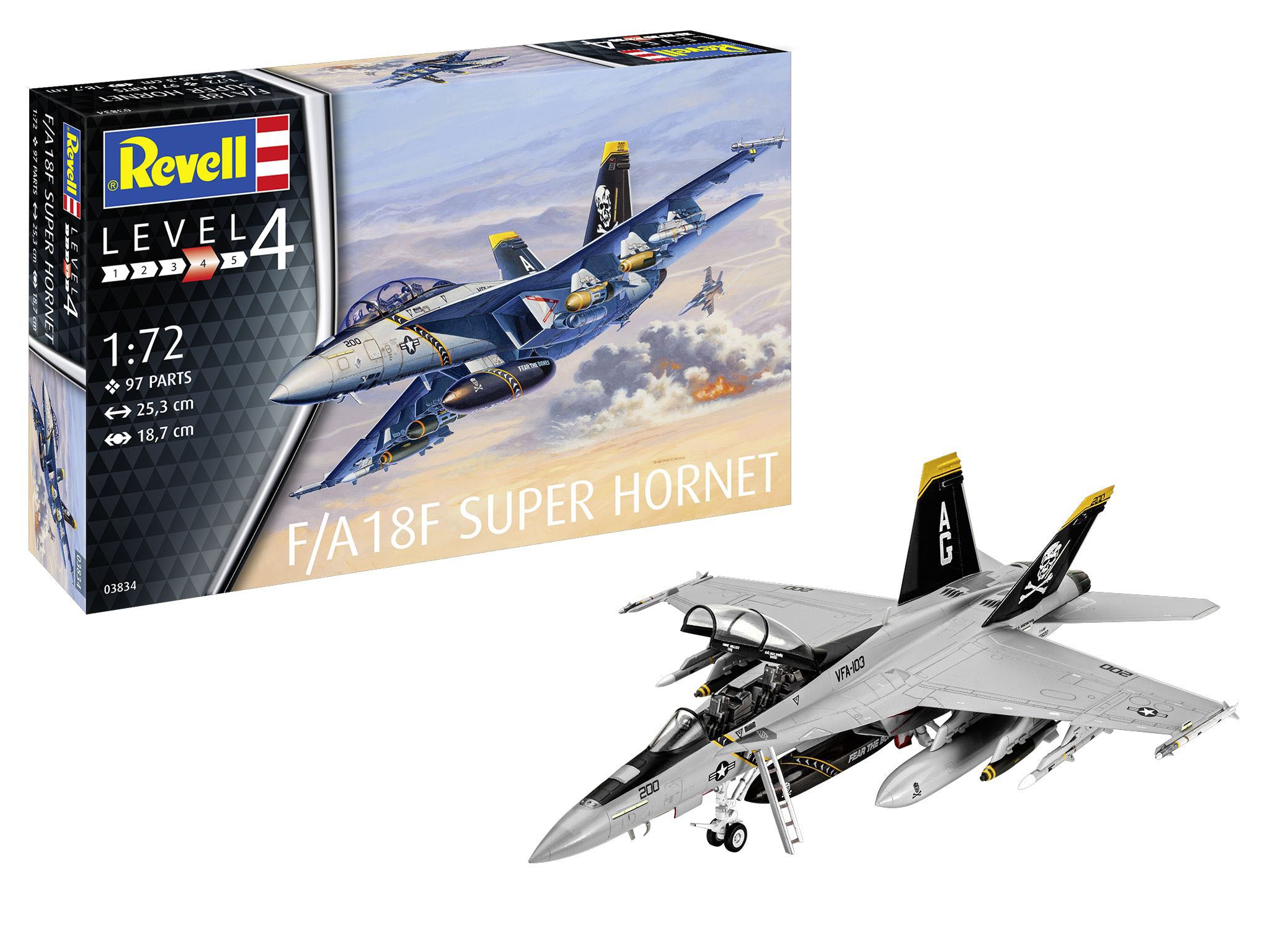 AVION F/A18F SUPER HORNET - REVELL (RV03834)