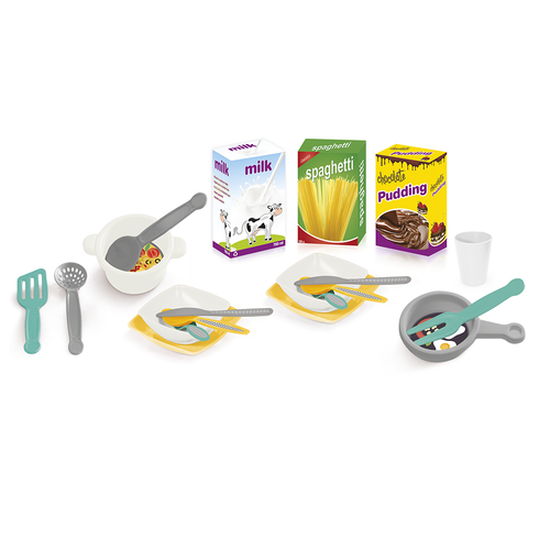 BUCATARIE CU ACCESORII PENTRU COPII PASTEL - DOLU (D2606)