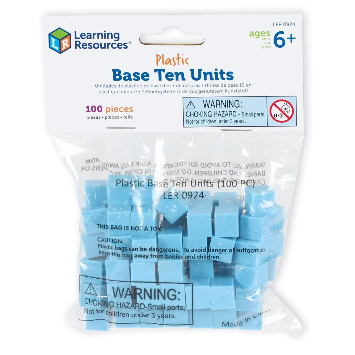 SET CUBURI BAZA 10 (100 BUC.) - LEARNING RESOURCES (LER0924)