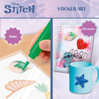 ARTA PE GEAM - STITCH & ANGEL - LISCIANI (L118816)