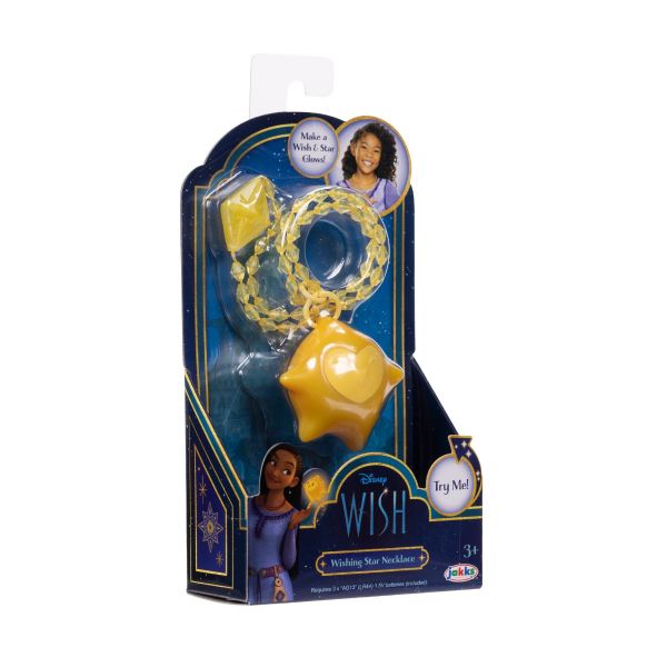 DISNEY WISH - COLIER IN FORMA DE STEA, CU LUMINI SI SUNETE - JAKKS PACIFIC (230044) - Libelula Vesela - Jucarii