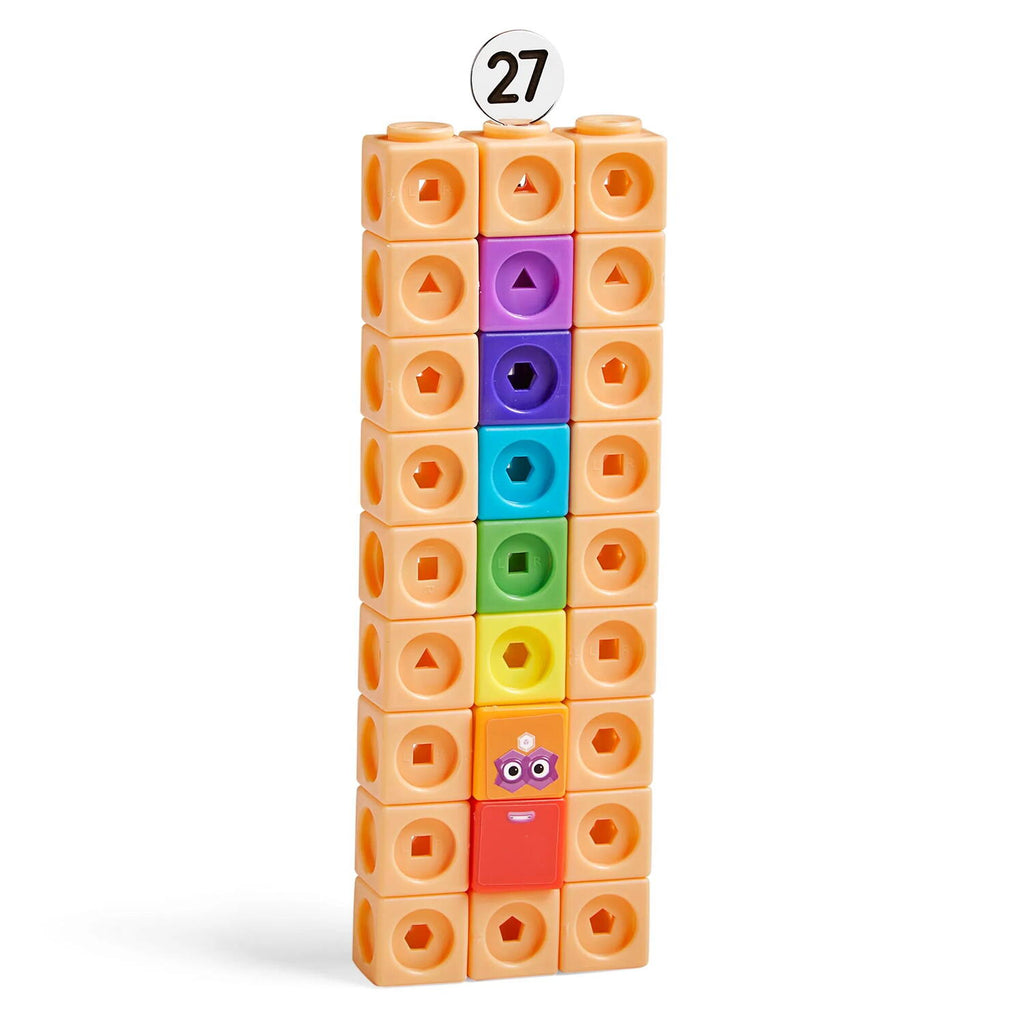 MATHLINK®CUBES NUMBERBLOCKS IN ENGLISH ACTIVITY SET FROM 21 - 30 - HAND2MIND (HM96321-UK)