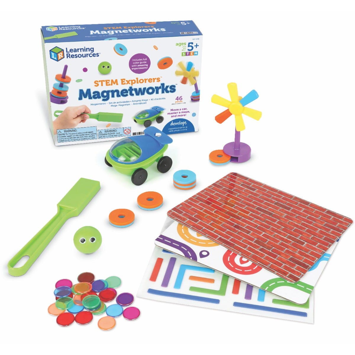 SET STEM EXPLORERS™ MAGNETWORKS™ - MINUNILE MAGNETISMULUI - LEARNING RESOURCES (LER9468)