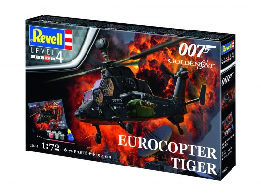 SET MACHETA JAMES BOND "EUROCOPTER TIGER" - REVELL (RV05654)